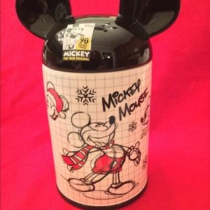 NWT Mickey canister sketchbook Christmas, 90 years